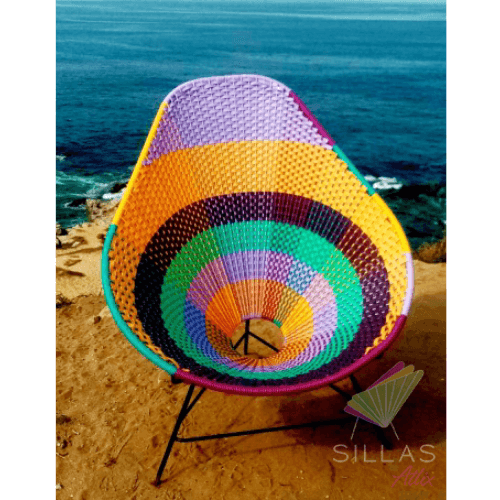 Plastic Beach Shell Chair / Tropical Seater / Exotic Plastic Beach Lounge